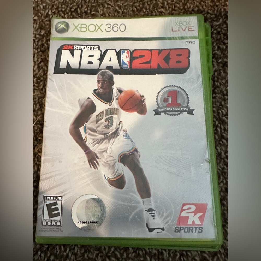 NBA 2K8, XBox 360, Video Game